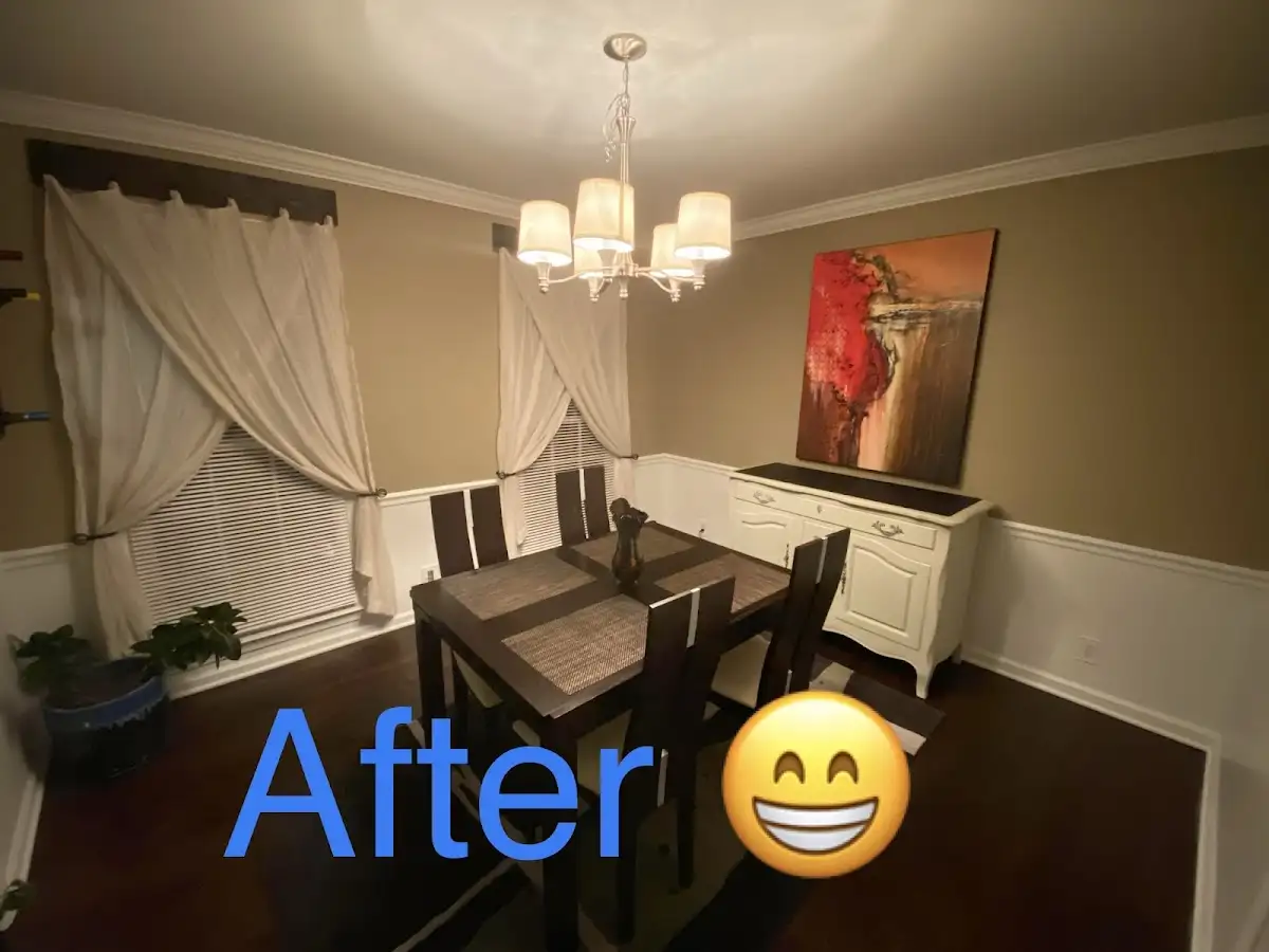 Professional dining room restoration after water damage in Grove City